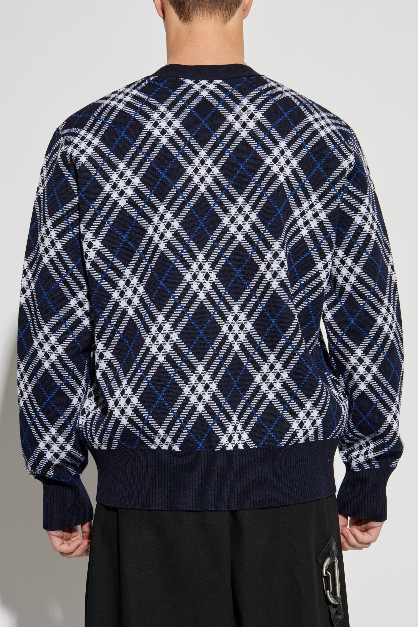 BURBERRY グレー カーディガン 38 Wool Cardigan in Mid grey - Women | Burberry® Official